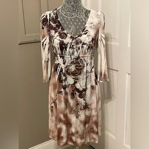 NWOT Stwelve multi color dress size L